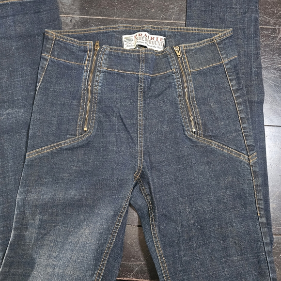 Prairie Underground Dark Denim with Gold Stitching - Picture 1 of 4